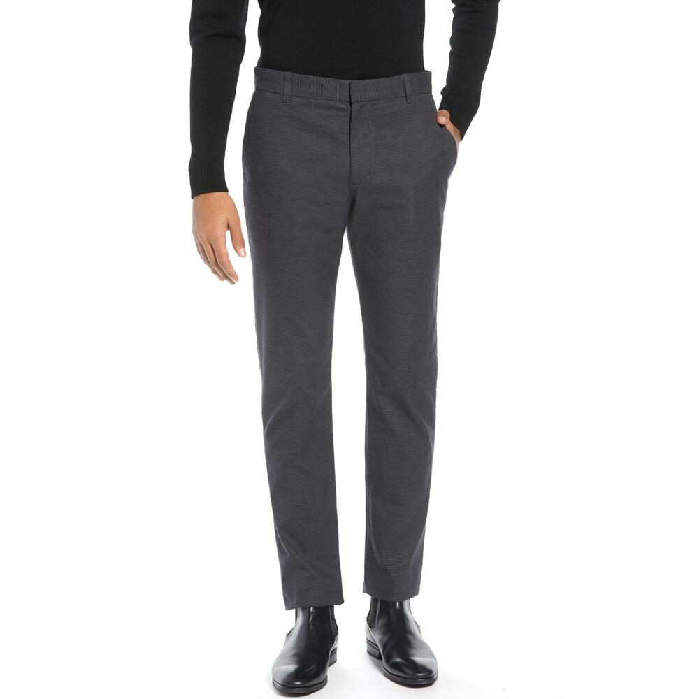 Vince Griffith‎ Pants Microcheck Black Gray 32
